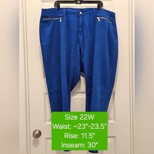 Michael Kors Women's Skinny Pant, EUC, Size 22W